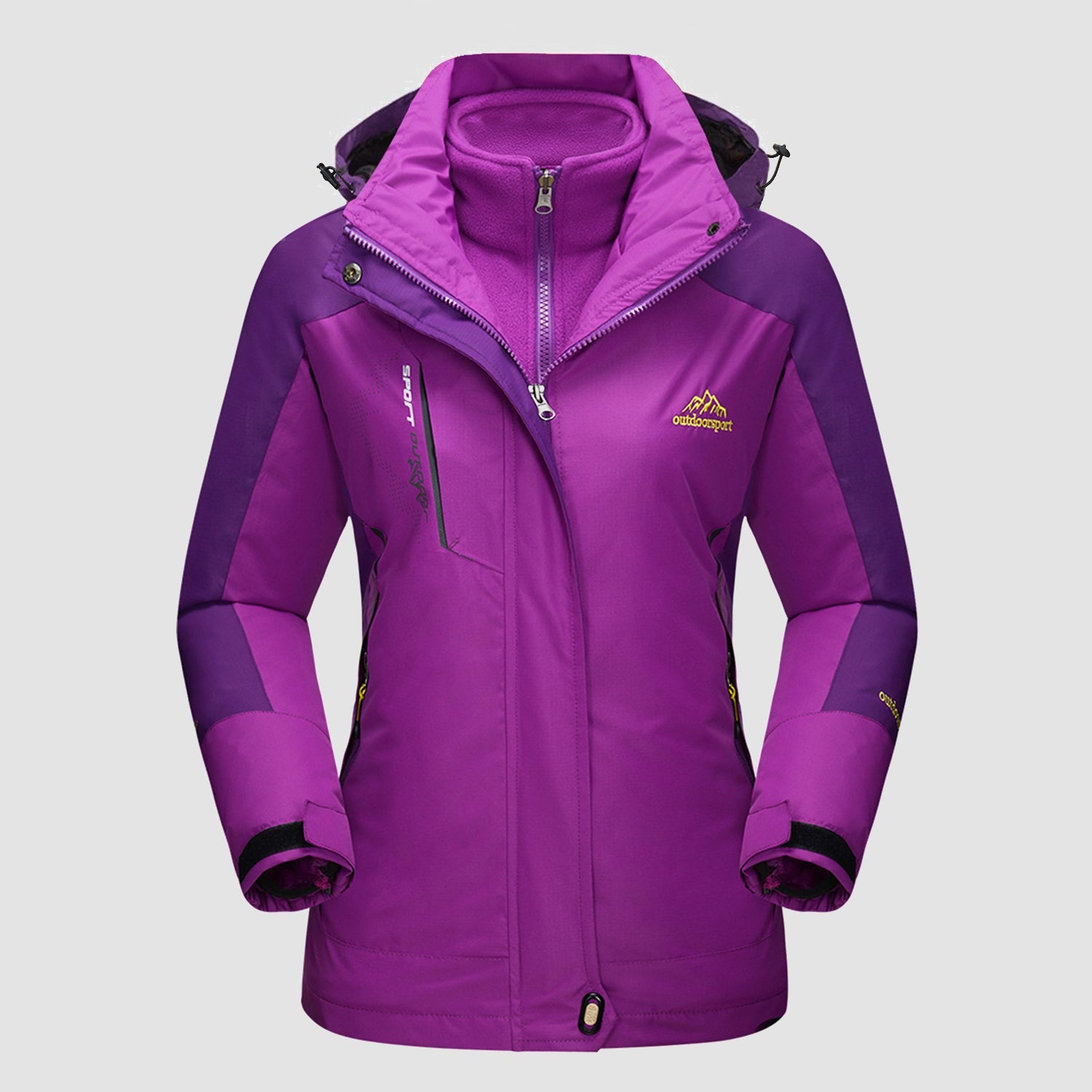 3-in-1  System Jacket Waterproof Fleece Ski