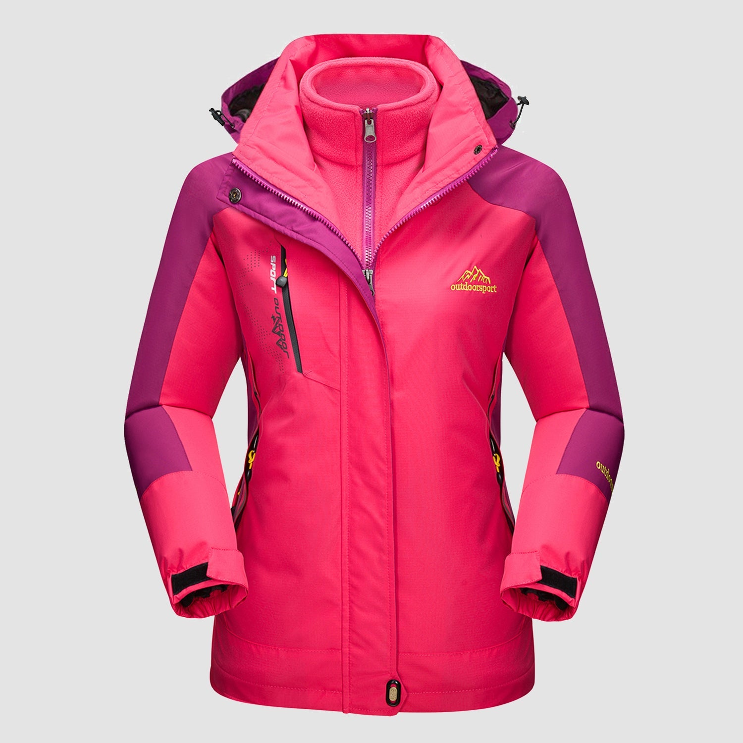 3-in-1  System Jacket Waterproof Fleece Ski