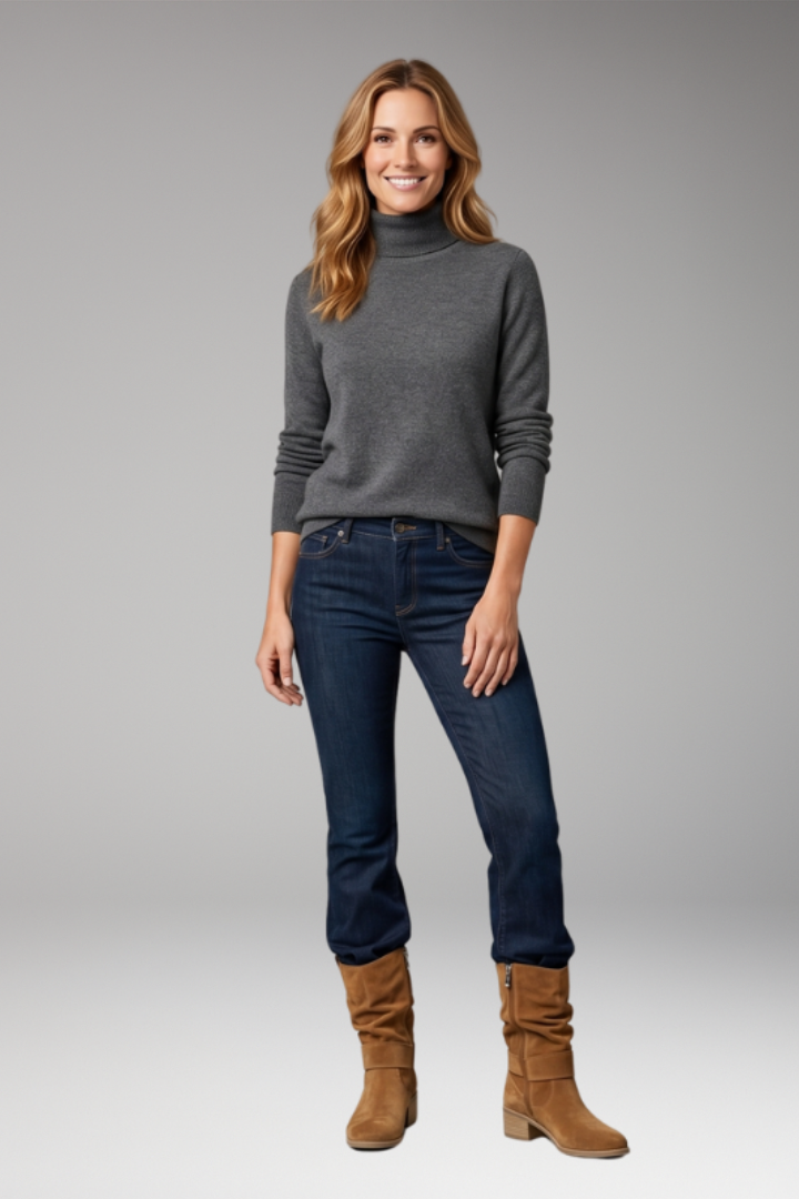 Ankle Boots Suede-Look Slouchy Side Zip