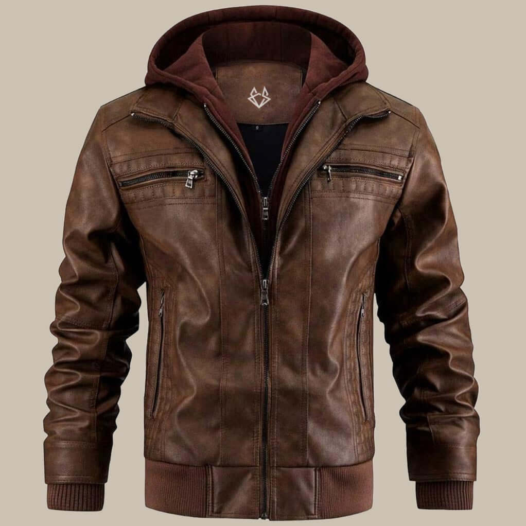 Hooded Jacket Hidden Zip Soft Lining