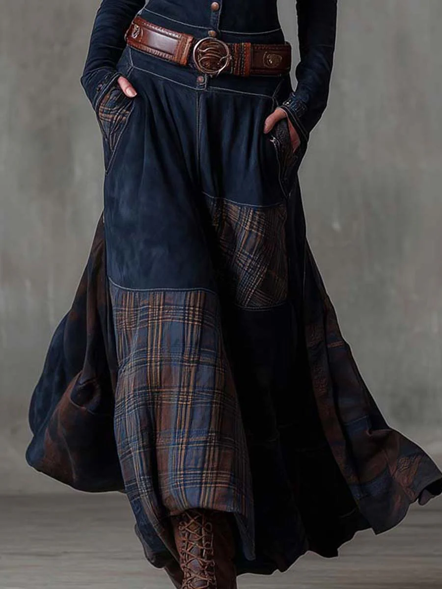 Dress Belted Waist Collared Midi
