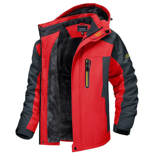 Waterproof Outdoor Jacket Fleece-Lined