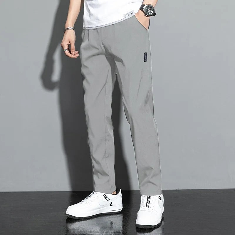Joggers Drawstring Waist Sporty Tapered Fit