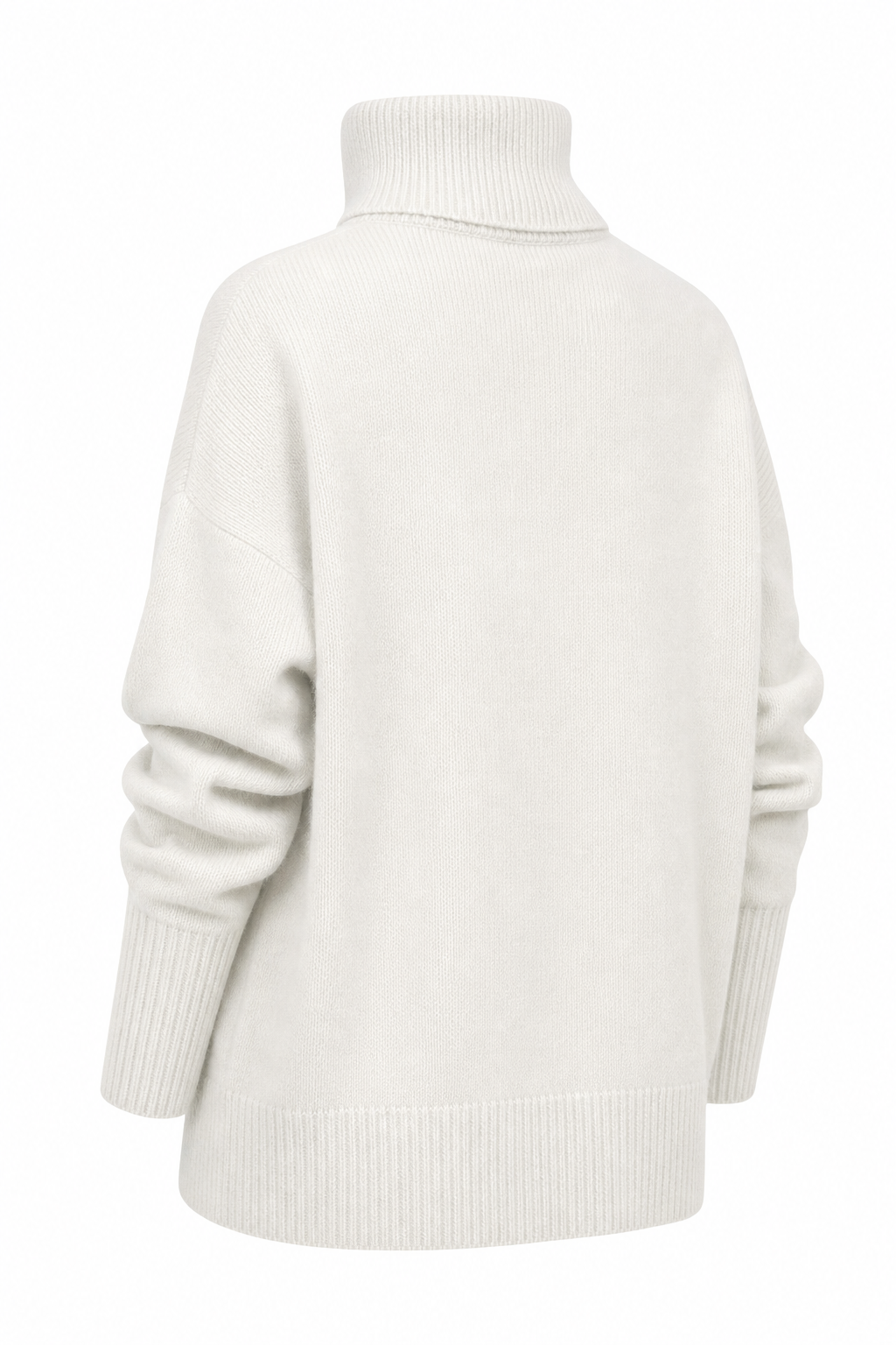 Turtleneck Jumper Oversized Merino Wool Blend