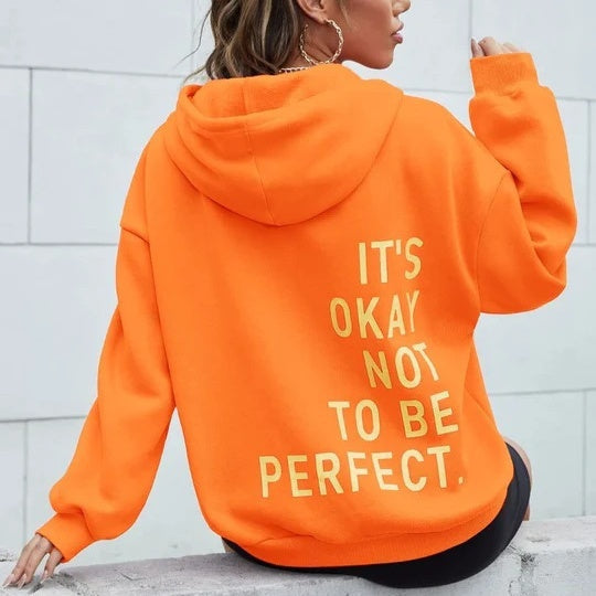 Back Print Hoodie Relaxed Fit