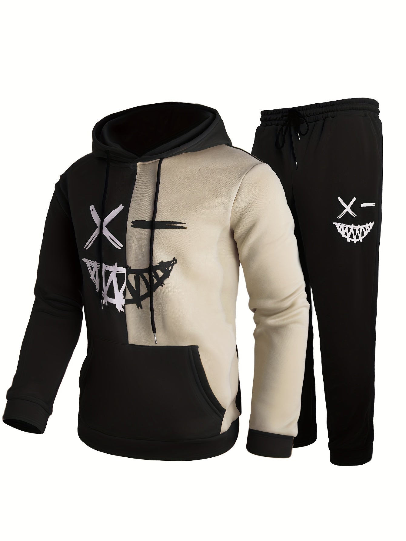 Tracksuit Set Hooded Top Matching Joggers