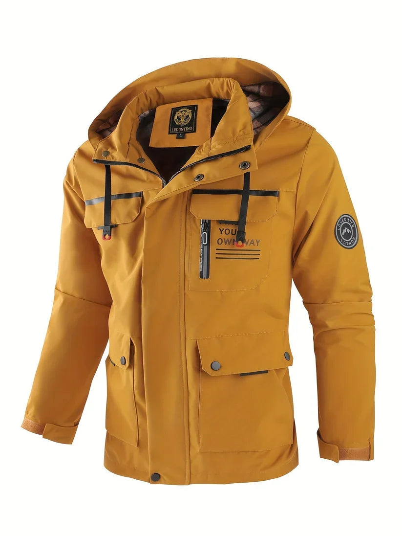 Winter Jacket Waterproof Insulated Adjustable Hood