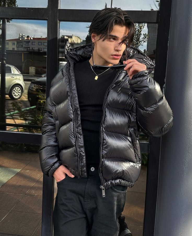 Quilted Puffer Jacket Hooded Winter Warmth