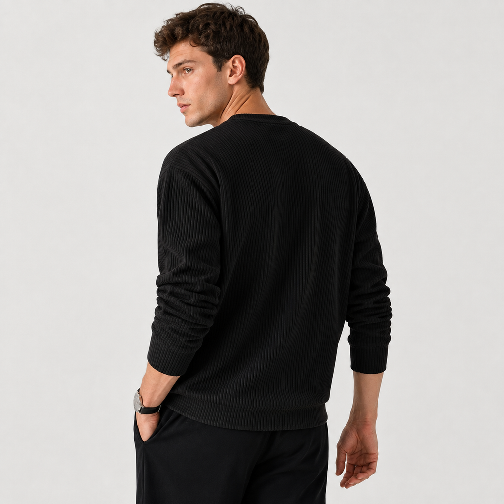 Crew Neck Knit Jumper Loose Fit