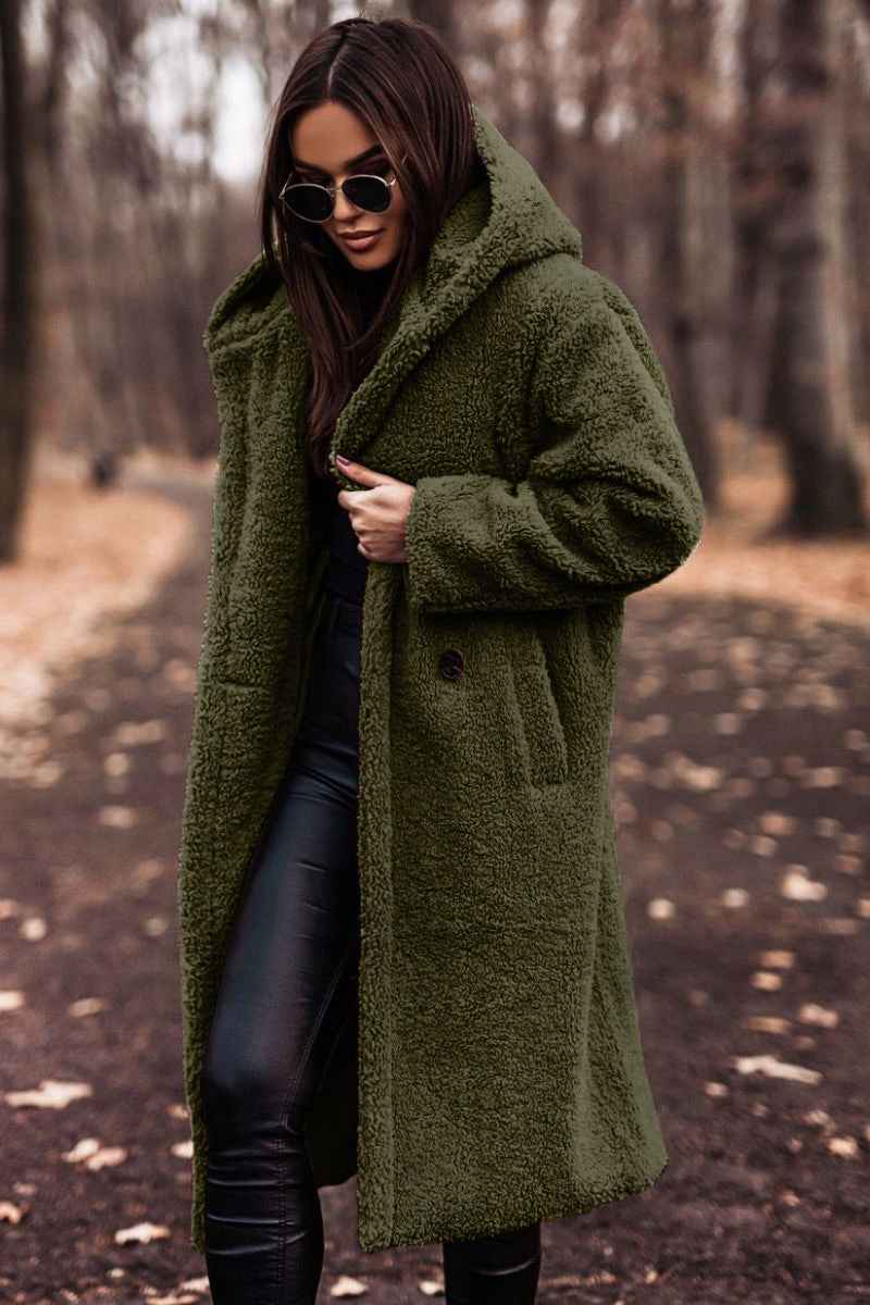 Wool-Look Coat Elegant Warm Cosy