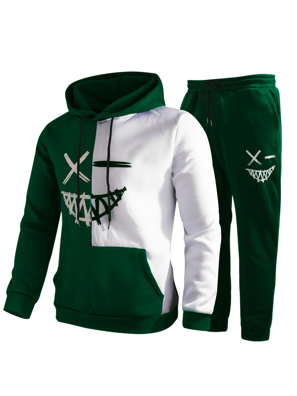 Tracksuit Set Hooded Top Matching Joggers
