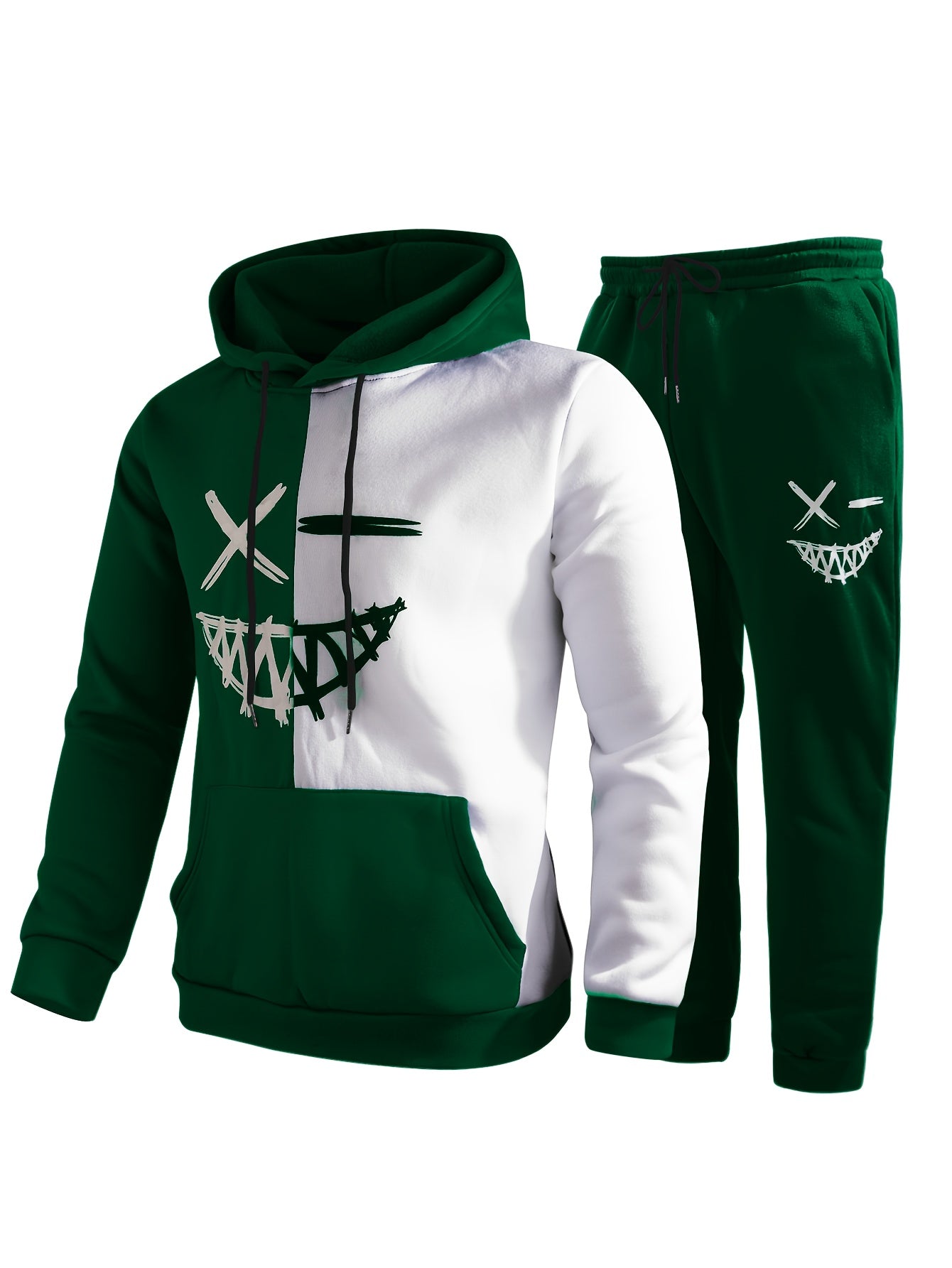 Tracksuit Set Hooded Top Matching Joggers