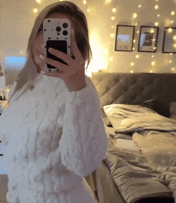 Fleece Pyjama Set Warm Winter Loungewear