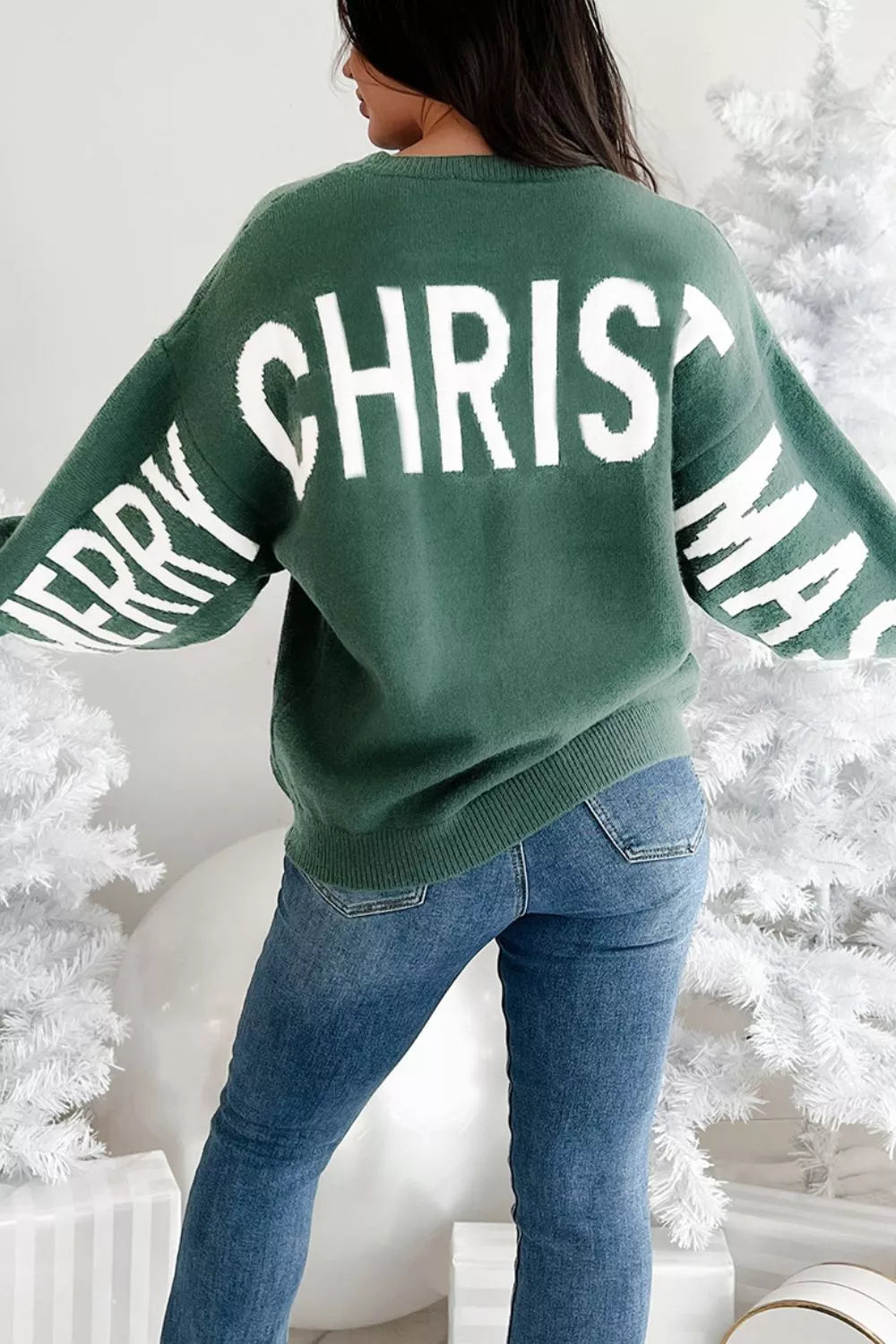 Long-Sleeve Sweater Festive Knit