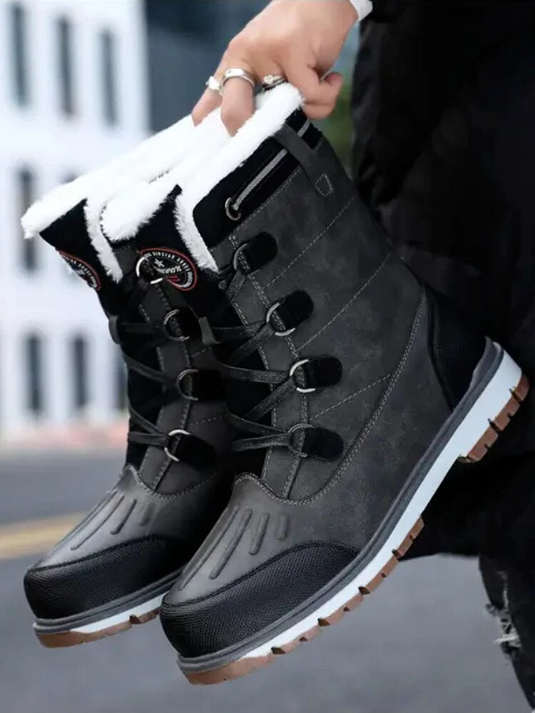 Snow Boots Warm Lined Non Slip Soles
