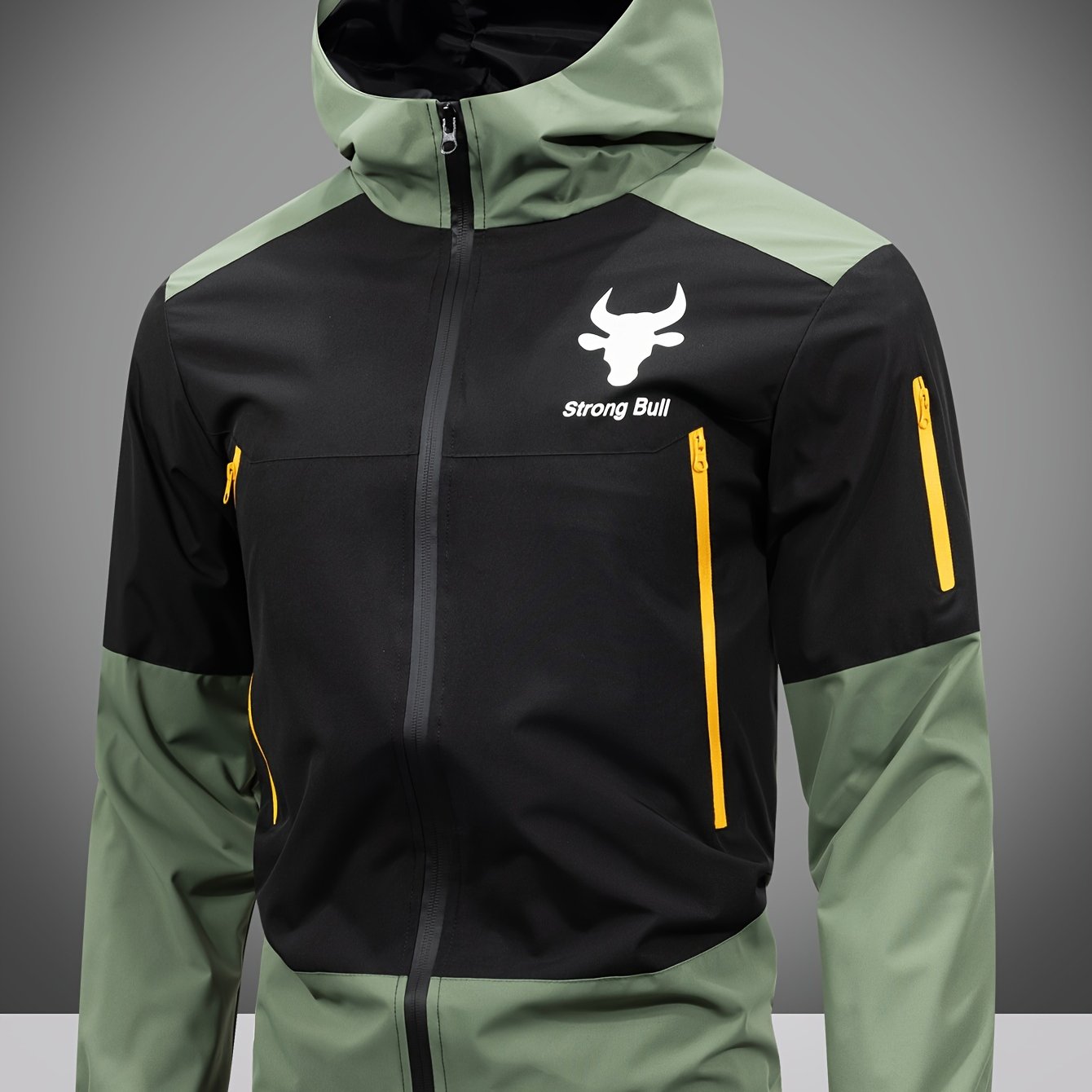 Rain Coat Waterproof Hooded Longline Shell