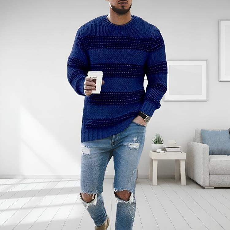Knit Jumper Jogger Set Relaxed Comfort