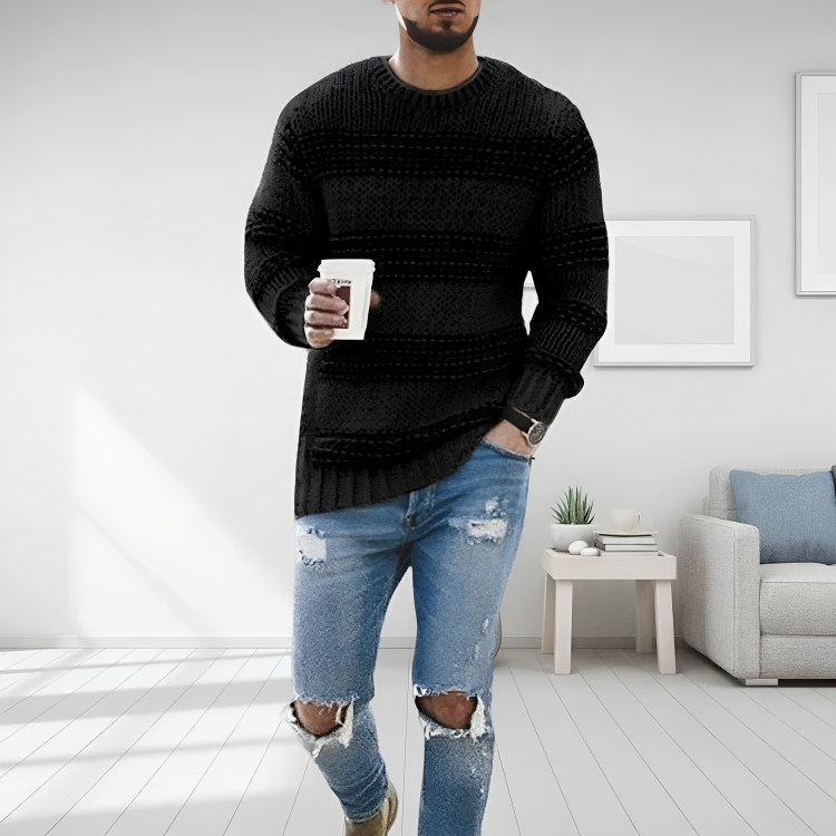 Knit Jumper Jogger Set Relaxed Comfort