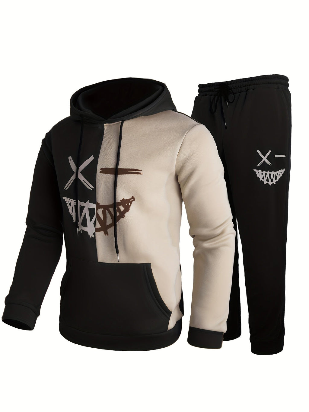 Tracksuit Set Hooded Top Matching Joggers