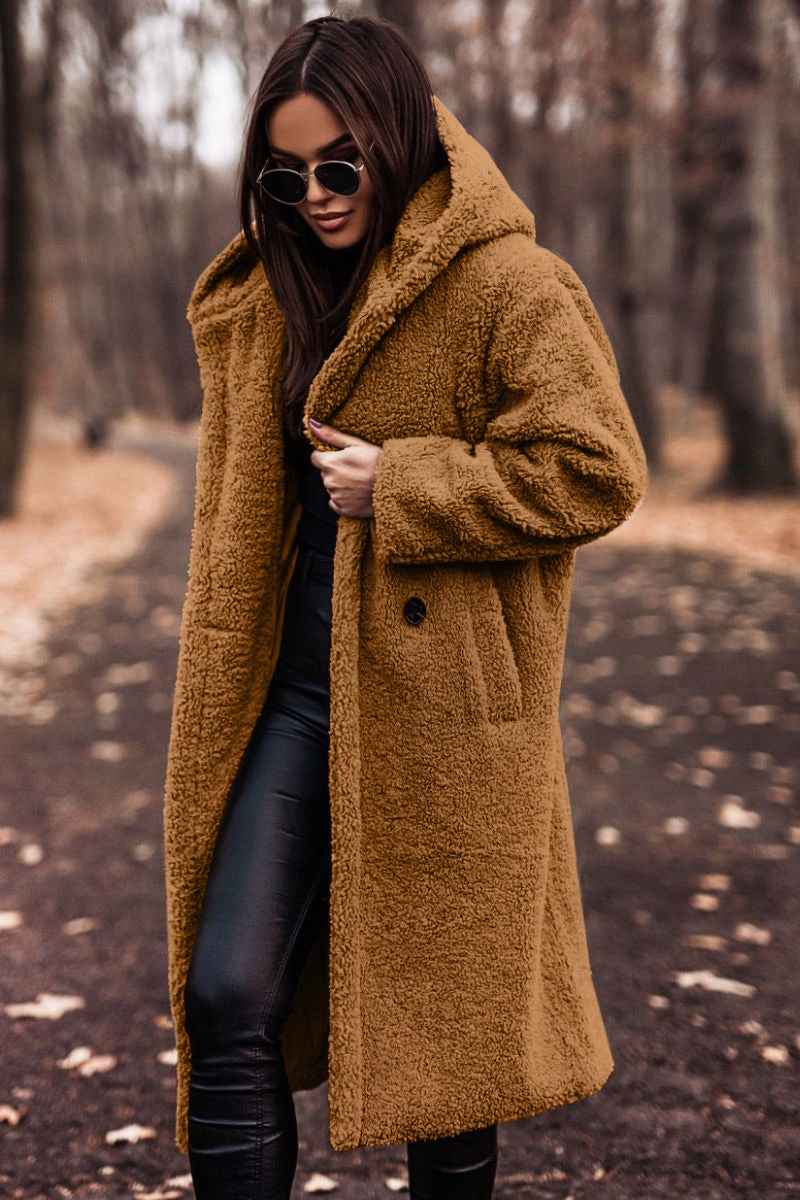 Wool-Look Coat Elegant Warm Cosy