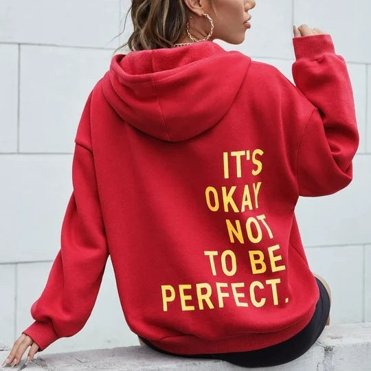 Back Print Hoodie Relaxed Fit