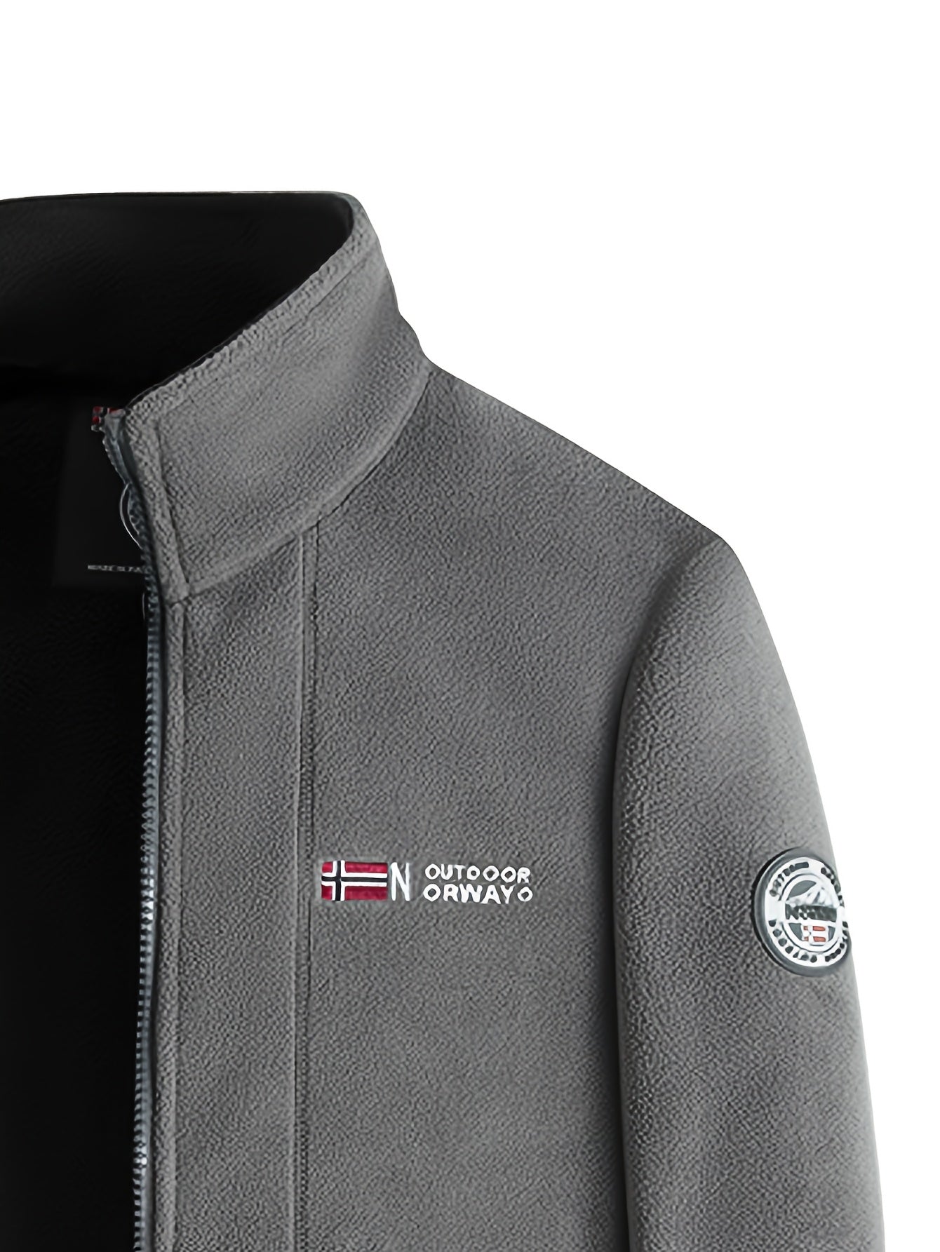 Fleece Jacket With High-Collar