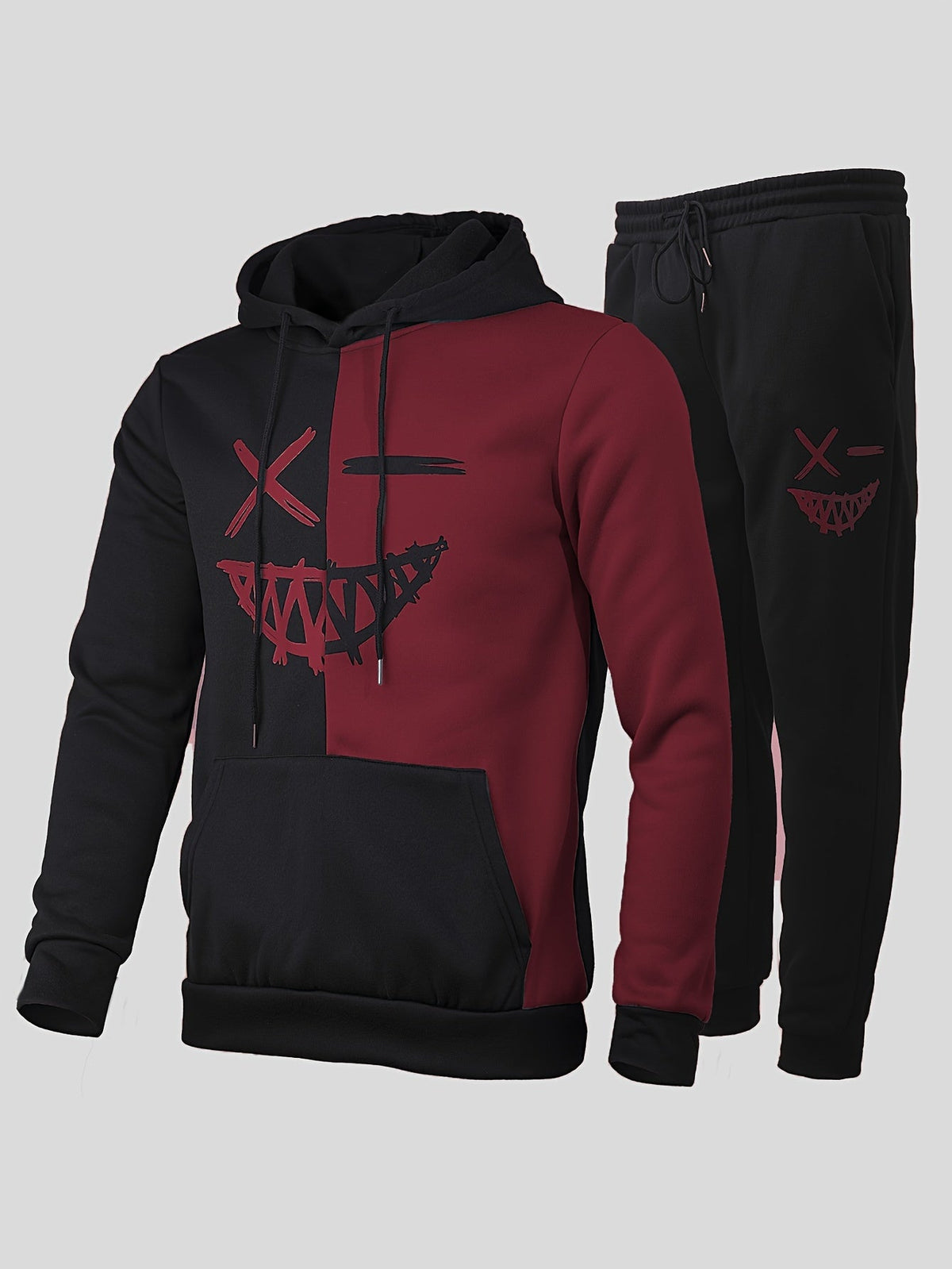 Tracksuit Set Hooded Top Matching Joggers