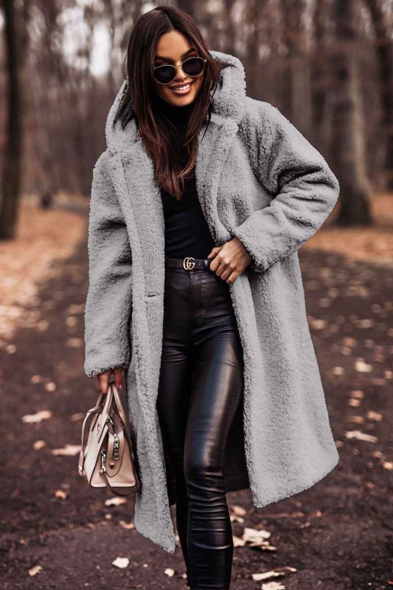 Wool-Look Coat Elegant Warm Cosy