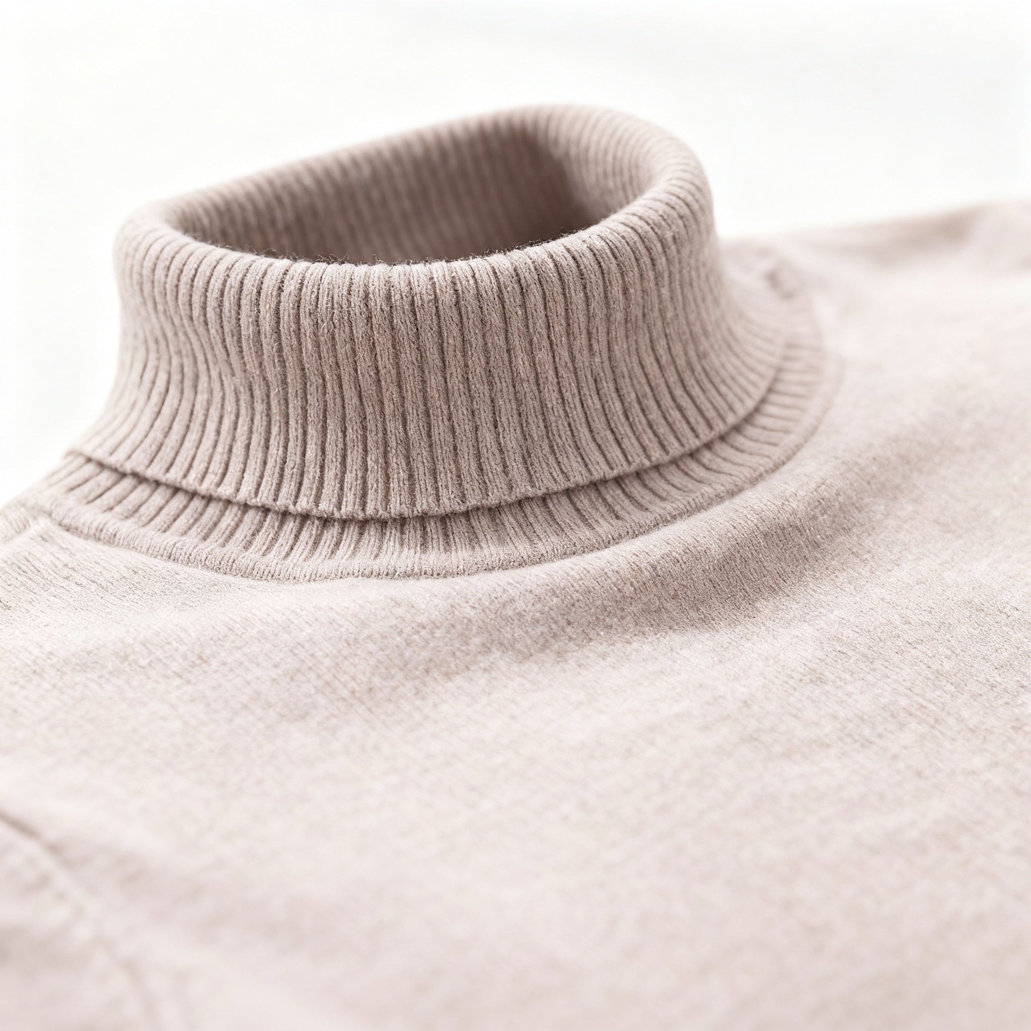 Turtleneck Jumper Merino Wool Classic Knit