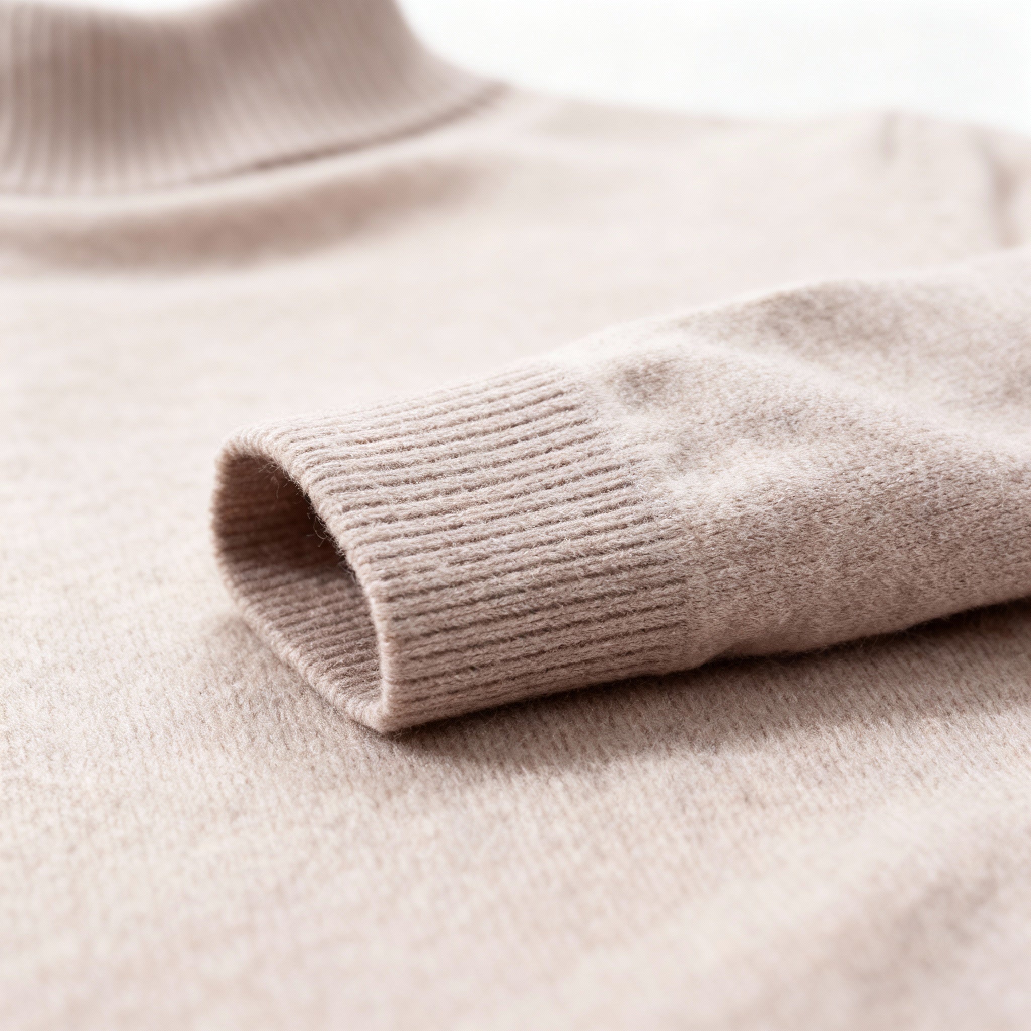 Turtleneck Jumper Merino Wool Classic Knit