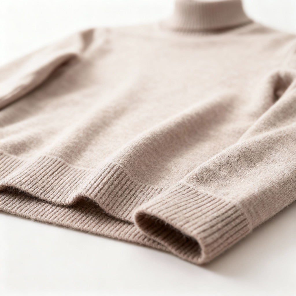 Turtleneck Jumper Merino Wool Classic Knit