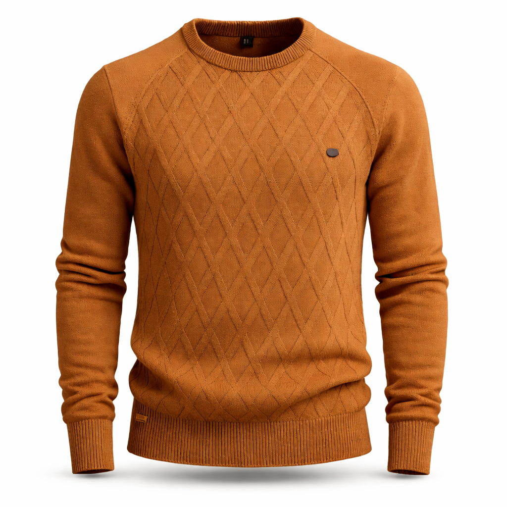 Cable Knit Jumper Crew Neck Regular
