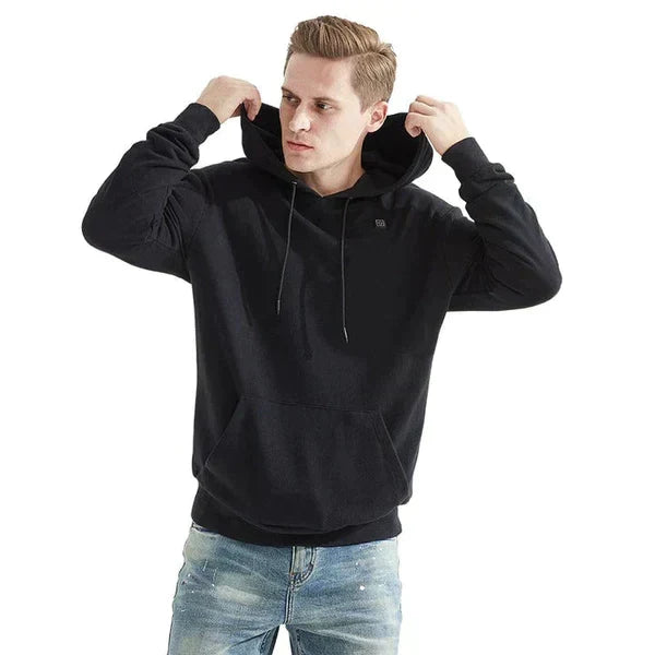 Heated Hoodie Soft Fabric Relaxed Fit