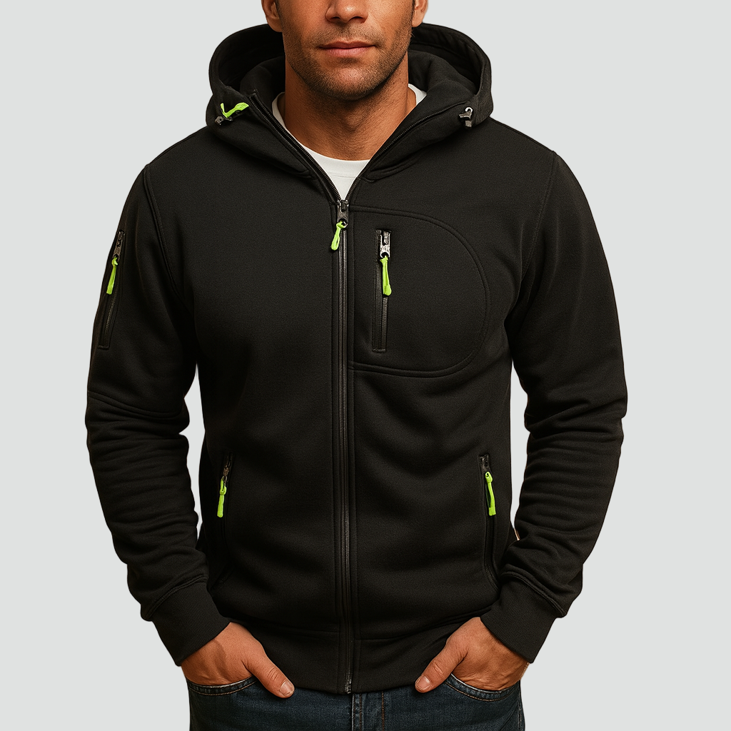 Hoodie Full Zip Soft Comfortable Fit