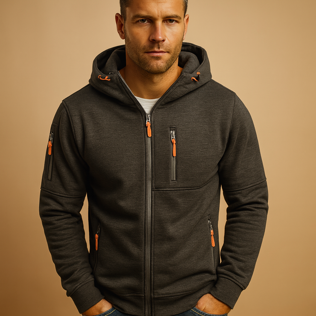 Hoodie Full Zip Soft Comfortable Fit