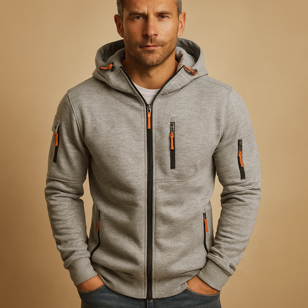 Hoodie Full Zip Soft Comfortable Fit