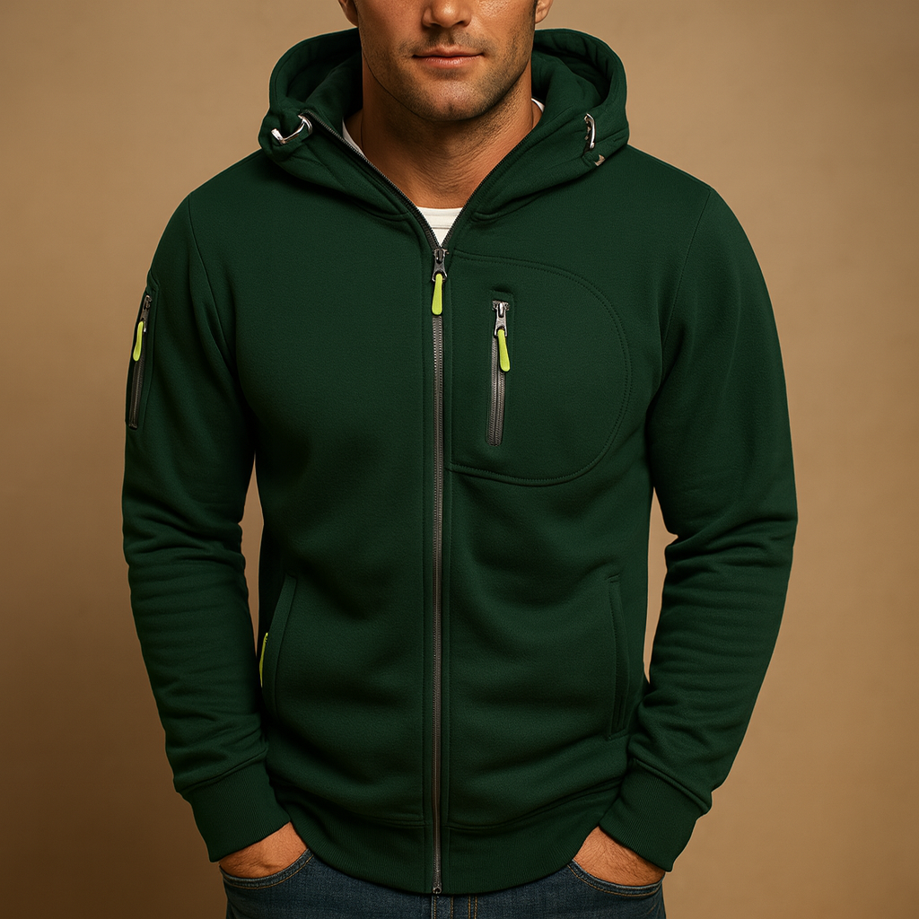 Hoodie Full Zip Soft Comfortable Fit