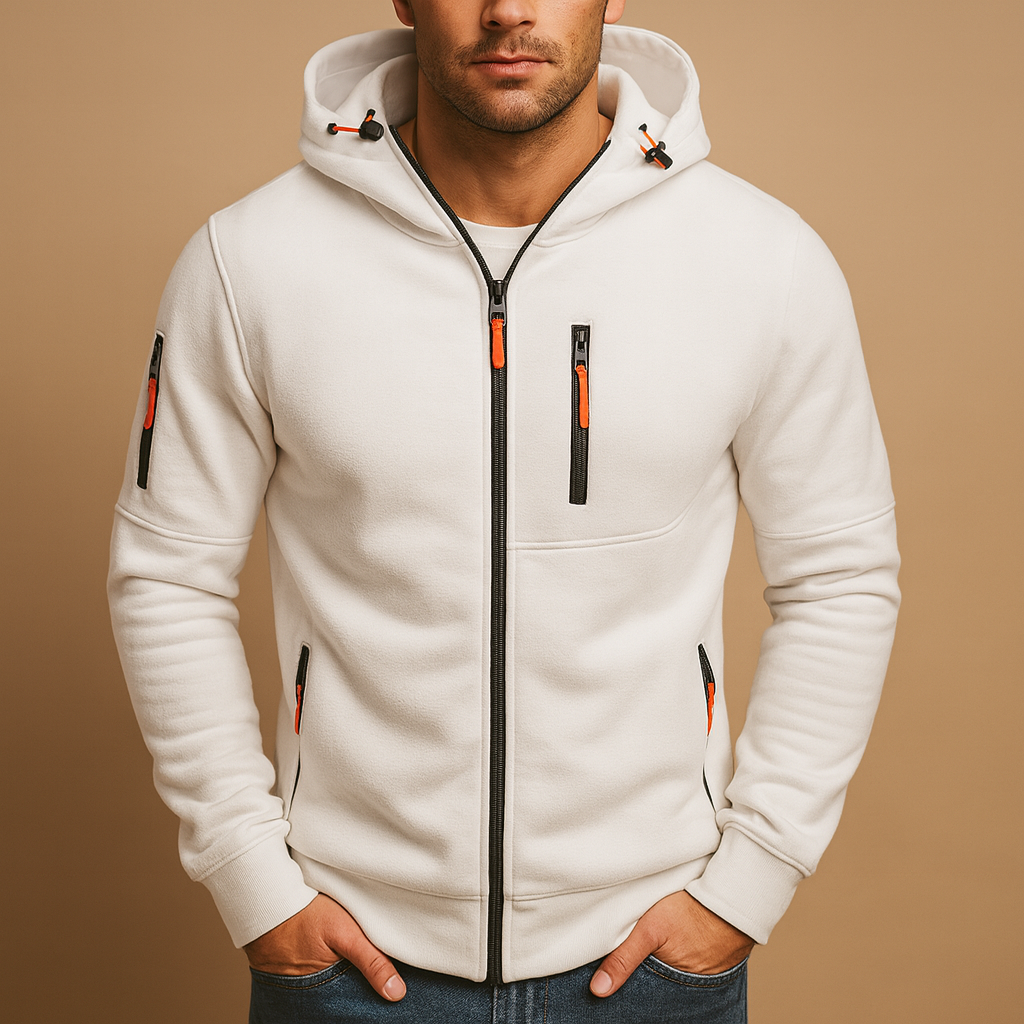 Hoodie Full Zip Soft Comfortable Fit