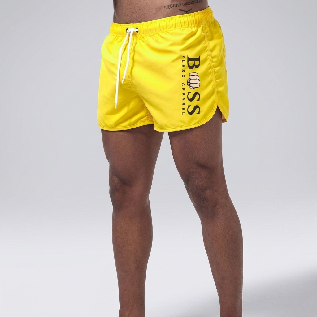 Lightweight Swim Shorts with Adjustable Drawstring