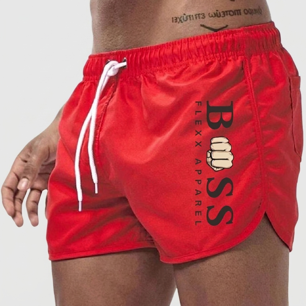 Lightweight Swim Shorts with Adjustable Drawstring