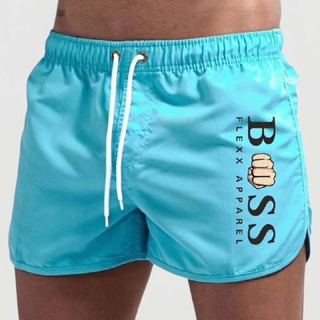 Lightweight Swim Shorts with Adjustable Drawstring