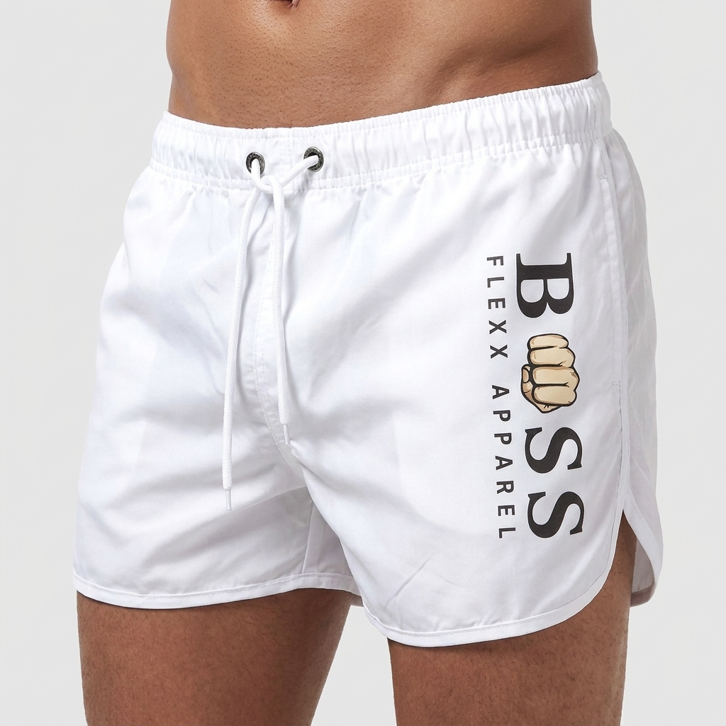 Lightweight Swim Shorts with Adjustable Drawstring