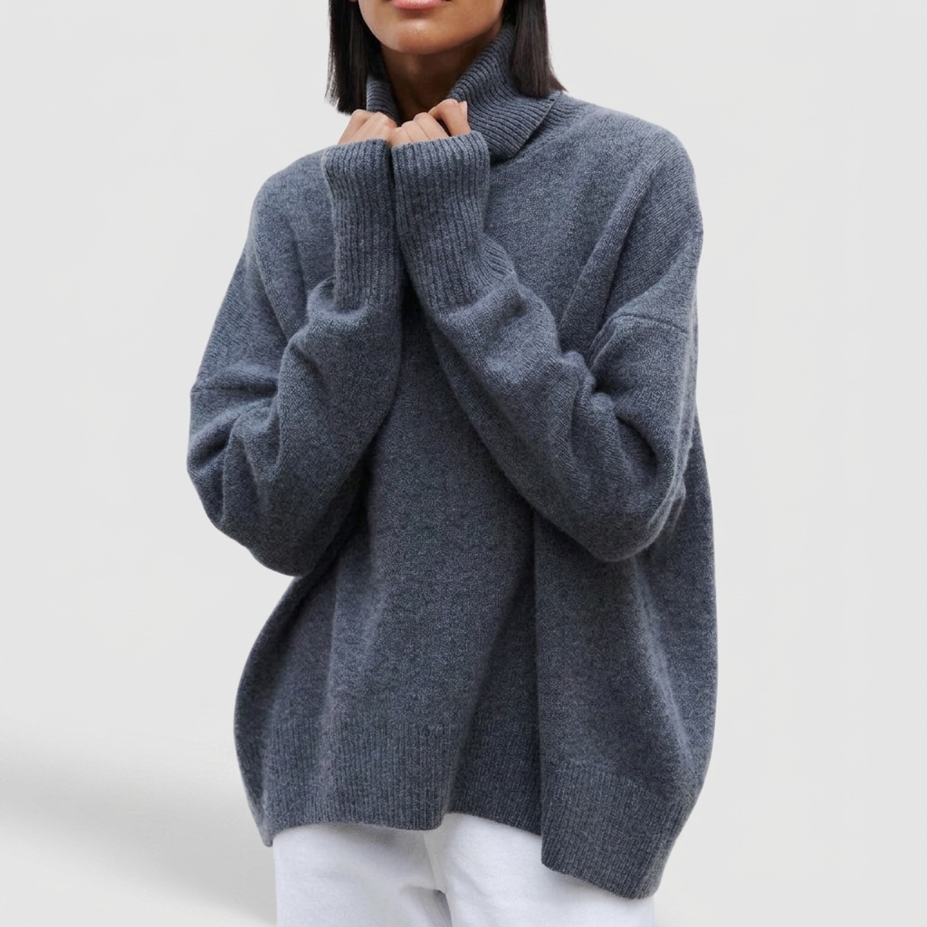 Turtleneck Sweater Merino Wool Blend
