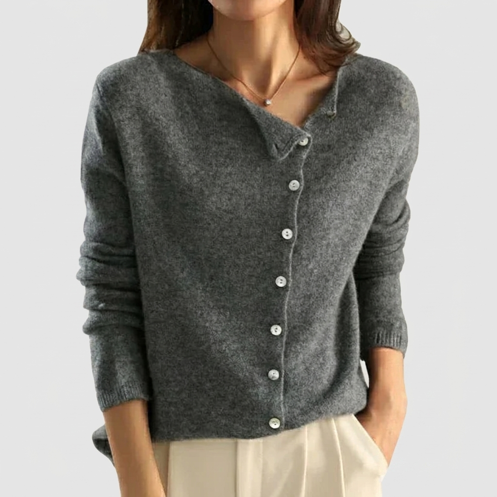 Asymmetric Knit Sweater (Women)
