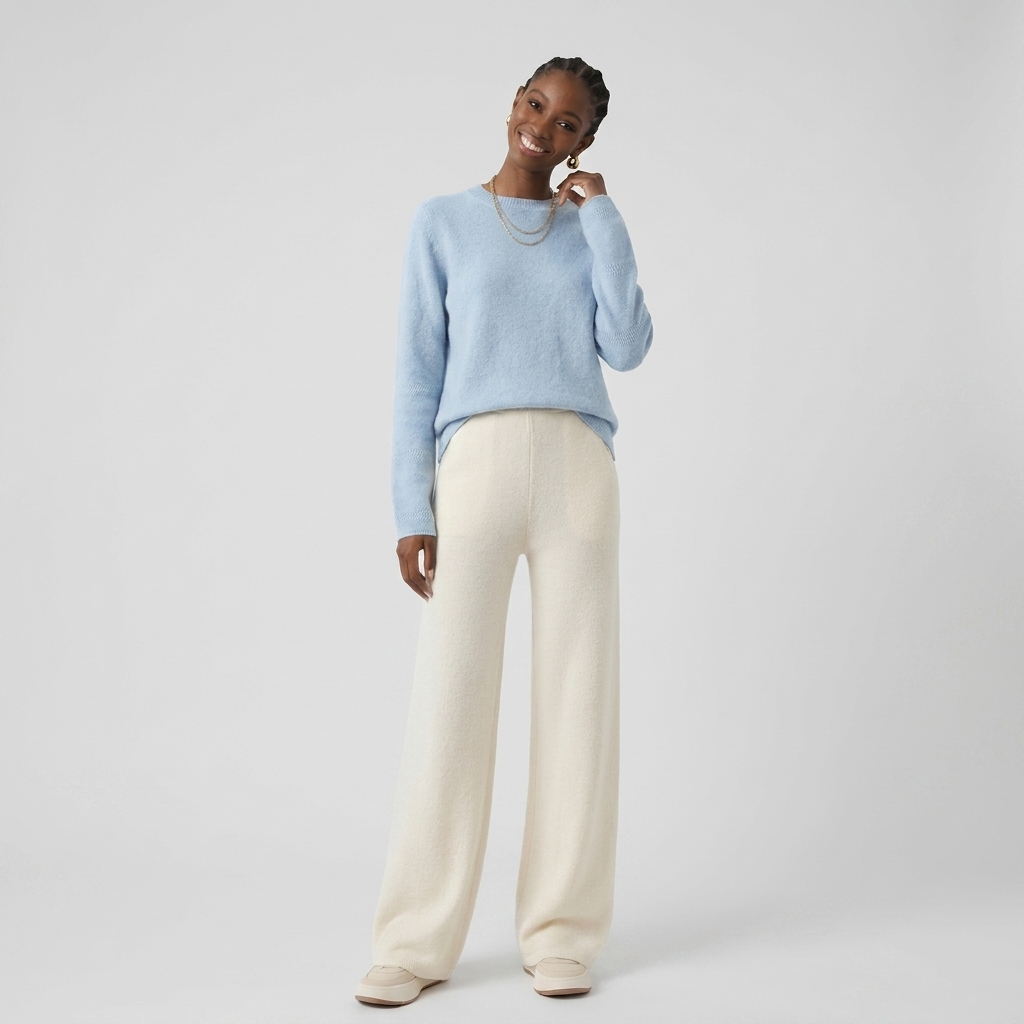 Merino Luxe Sweats Wide-Leg