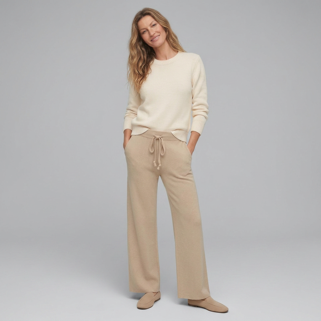 Cashmere Wool Blend Sweatpants