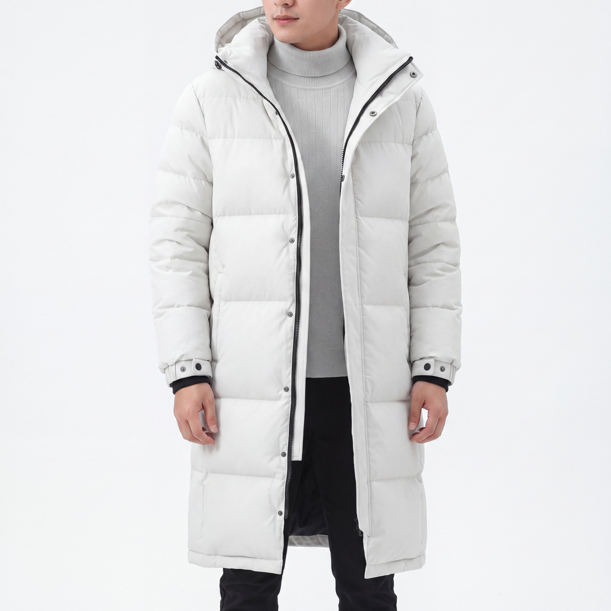 Longline Down Jacket Windproof
