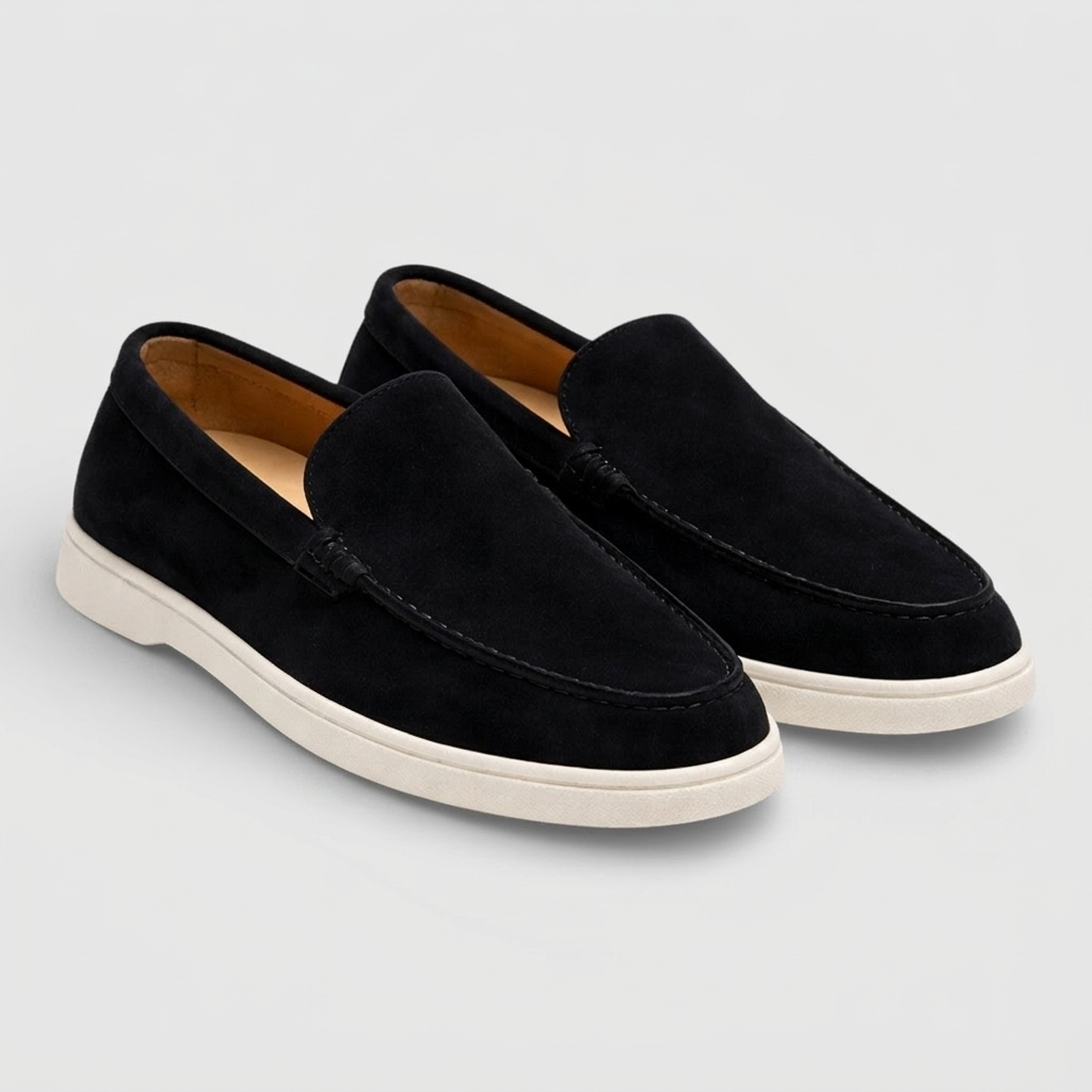 Suede Loafers Slip-On (Men)