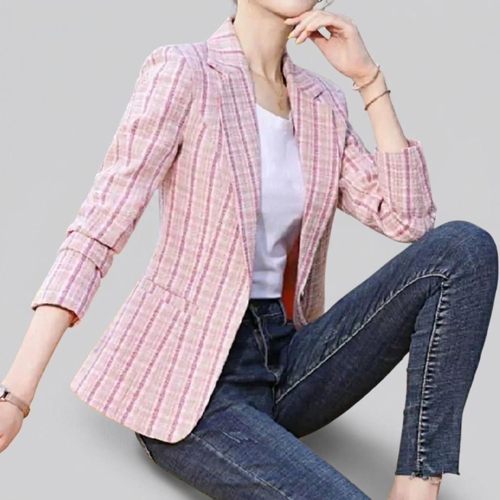 Tailored Single-Button Blazer