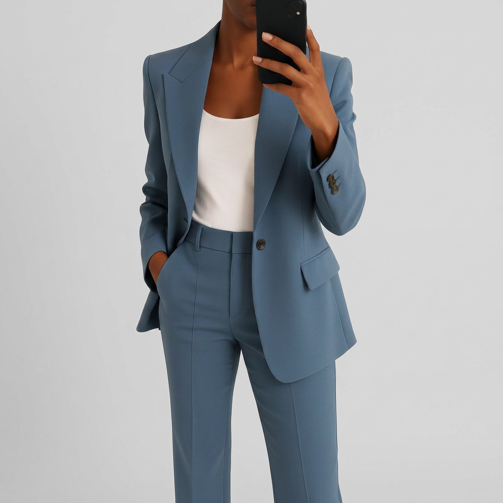 Tailored Two-Piece Suit Set